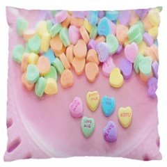 Valentine Day Heart Capsule Standard Premium Plush Fleece Cushion Case (two Sides) by artworkshop