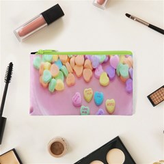 Valentine Day Heart Capsule Cosmetic Bag (xs) by artworkshop