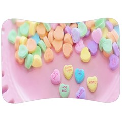 Valentine Day Heart Capsule Velour Seat Head Rest Cushion by artworkshop