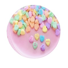 Valentine Day Heart Capsule Mini Round Pill Box (pack Of 5) by artworkshop