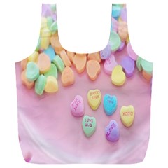 Valentine Day Heart Capsule Full Print Recycle Bag (xxl) by artworkshop