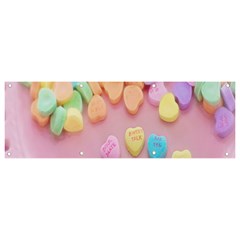 Valentine Day Heart Capsule Banner And Sign 9  X 3 