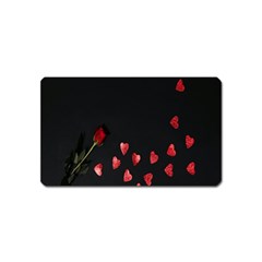 Valentine Day Heart Flower Magnet (name Card)