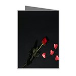 Valentine Day Heart Flower Mini Greeting Card Right