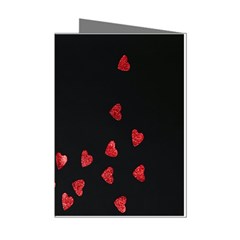 Valentine Day Heart Flower Mini Greeting Cards (pkg Of 8) by artworkshop