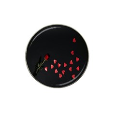 Valentine Day Heart Flower Hat Clip Ball Marker (4 Pack) by artworkshop