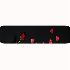 Valentine Day Heart Flower Large Bar Mat by artworkshop