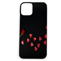 Valentine Day Heart Flower Iphone 12 Pro Max Tpu Uv Print Case by artworkshop