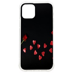 Valentine Day Heart Flower Iphone 12/12 Pro Tpu Uv Print Case by artworkshop