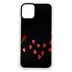 Valentine Day Heart Flower Iphone 12 Mini Tpu Uv Print Case	 by artworkshop