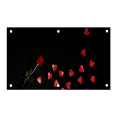 Valentine Day Heart Flower Banner And Sign 5  X 3  by artworkshop