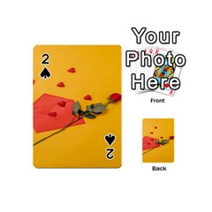 Valentine Day Heart Flower Gift Playing Cards 54 Designs (mini) by artworkshop