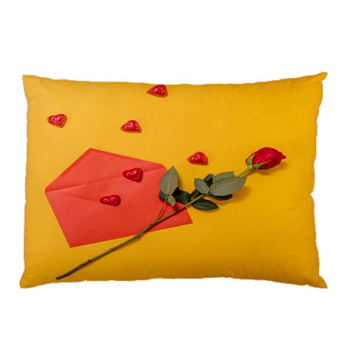 Valentine Day Heart Flower Gift Pillow Case (Two Sides)