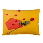 Valentine Day Heart Flower Gift Pillow Case (Two Sides) Front