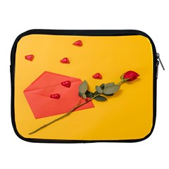 Valentine Day Heart Flower Gift Apple Ipad 2/3/4 Zipper Cases by artworkshop