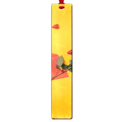 Valentine Day Heart Flower Gift Large Book Marks by artworkshop