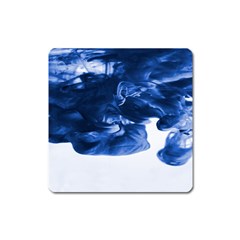 Moving Water And Ink Square Magnet by artworkshop