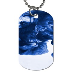 Moving Water And Ink Dog Tag (two Sides) by artworkshop