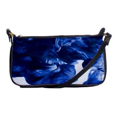 Moving Water And Ink Shoulder Clutch Bag by artworkshop