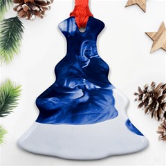 Moving Water And Ink Christmas Tree Ornament (two Sides) by artworkshop