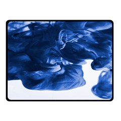 Moving Water And Ink One Side Fleece Blanket (small) by artworkshop