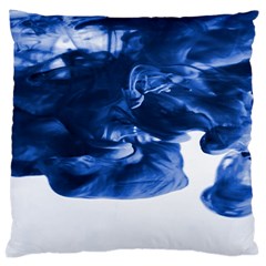 Moving Water And Ink Large Cushion Case (two Sides) by artworkshop