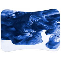 Moving Water And Ink Velour Seat Head Rest Cushion by artworkshop