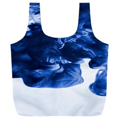 Moving Water And Ink Full Print Recycle Bag (xxl) by artworkshop