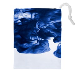 Moving Water And Ink Drawstring Pouch (5xl) by artworkshop