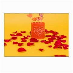 Valentine Day Heart Love Potion Postcards 5  X 7  (pkg Of 10) by artworkshop