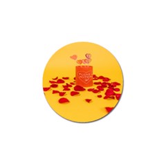 Valentine Day Heart Love Potion Golf Ball Marker (4 Pack) by artworkshop