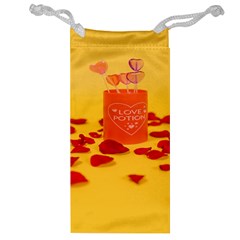 Valentine Day Heart Love Potion Jewelry Bag by artworkshop