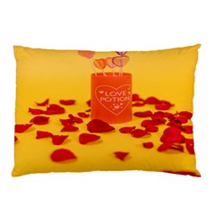 Valentine Day Heart Love Potion Pillow Case by artworkshop