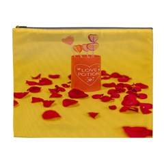 Valentine Day Heart Love Potion Cosmetic Bag (xl) by artworkshop