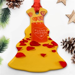 Valentine Day Heart Love Potion Ornament (christmas Tree)  by artworkshop