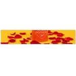 Valentine Day Heart Love Potion Large Premium Plush Fleece Scarf  Front