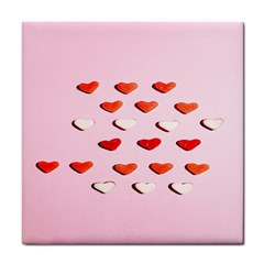 Lolly Candy  Valentine Day Tile Coaster by artworkshop