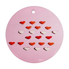 Lolly Candy  Valentine Day Ornament (round) by artworkshop