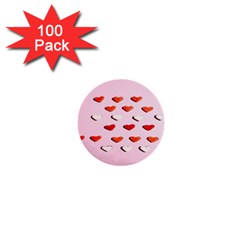 Lolly Candy  Valentine Day 1  Mini Buttons (100 Pack)  by artworkshop