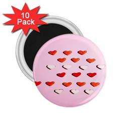 Lolly Candy  Valentine Day 2 25  Magnets (10 Pack)  by artworkshop