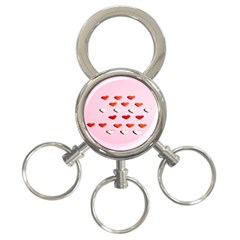 Lolly Candy  Valentine Day 3-ring Key Chain by artworkshop