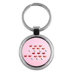 Lolly Candy  Valentine Day Key Chain (round) by artworkshop