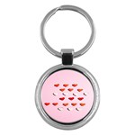 Lolly Candy  Valentine Day Key Chain (Round) Front