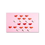 Lolly Candy  Valentine Day Sticker (Rectangular) Front