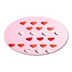 Lolly Candy  Valentine Day Oval Magnet by artworkshop