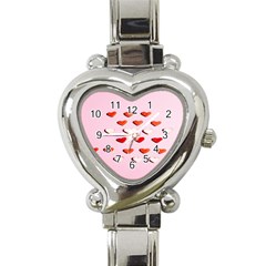 Lolly Candy  Valentine Day Heart Italian Charm Watch by artworkshop