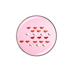 Lolly Candy  Valentine Day Hat Clip Ball Marker (10 Pack) by artworkshop