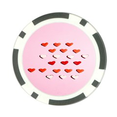 Lolly Candy  Valentine Day Poker Chip Card Guard by artworkshop