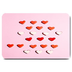 Lolly Candy  Valentine Day Large Doormat by artworkshop