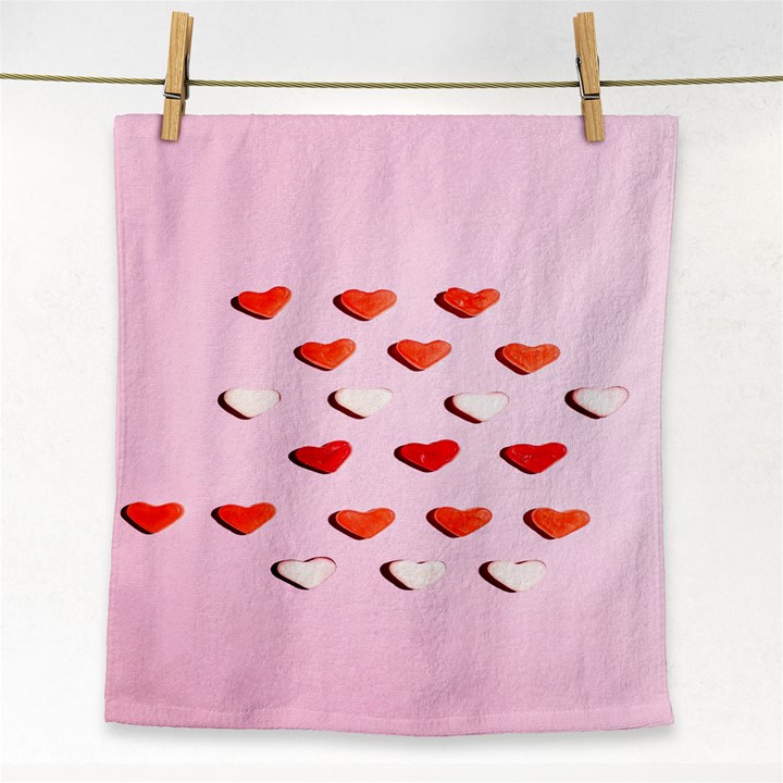 Lolly Candy  Valentine Day Face Towel